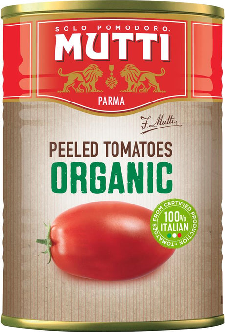 Mutti Organic Peeled Tomatoes 400g - Greenlands Health Store