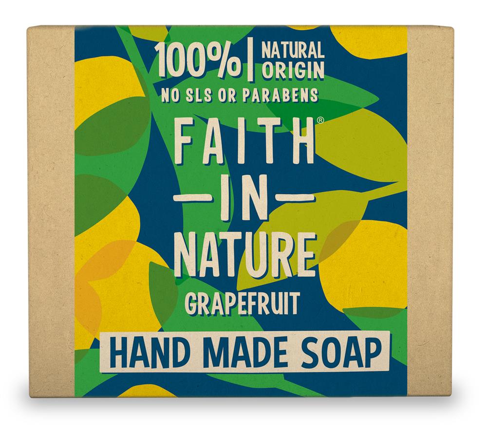 Faith in Nature Grapefruit Soap 100g - Greenlands Health Store