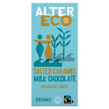 AlterEco Organic Milk Chocolate Salted Caramel 100g - Greenlands Health Store