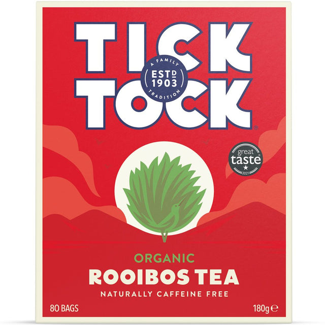 Organic Rooibos 80 tea bags - Greenlands Health Store