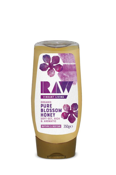 RAW Health Organic Raw Pure Blossom Creamy Honey 350g - Greenlands Health Store