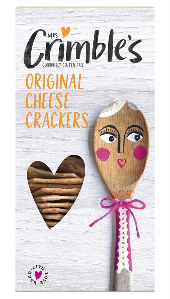 Mrs Crimbles Cheese Crackers - Original 130g - Greenlands Health Store