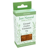 Organic Ground Cinnamon (Box) 30g - Greenlands Health Store