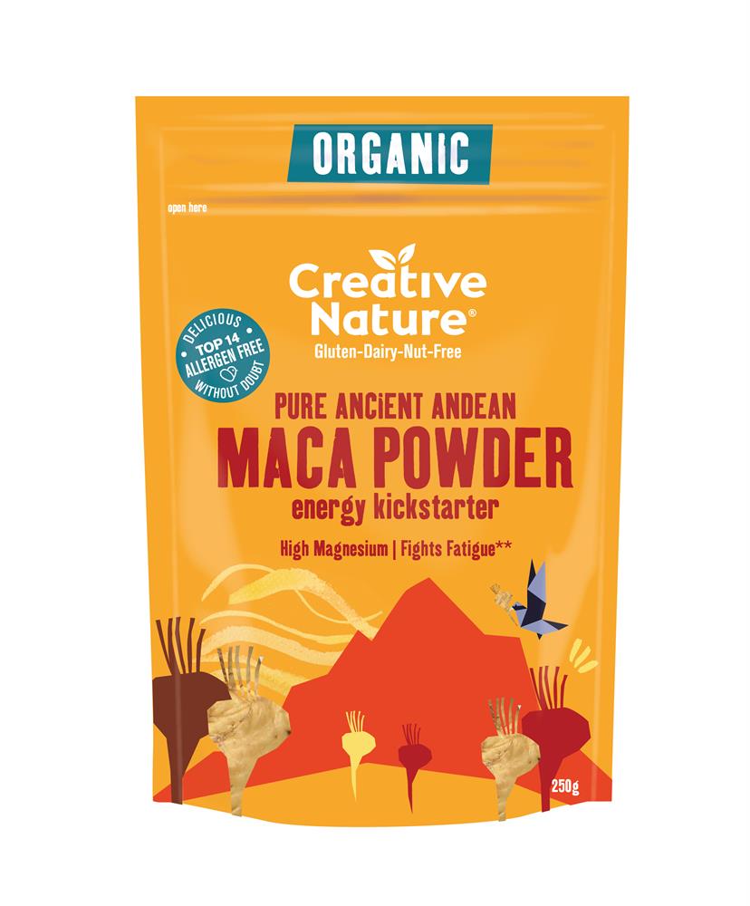 Organic Peruvian Raw Maca Powder 250g - Greenlands Health Store