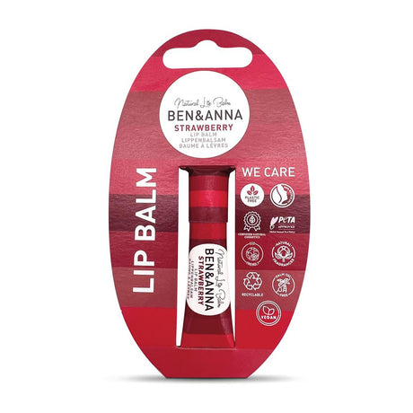 Ben & Anna Lip Balm Strawberry 6g - Greenlands Health Store
