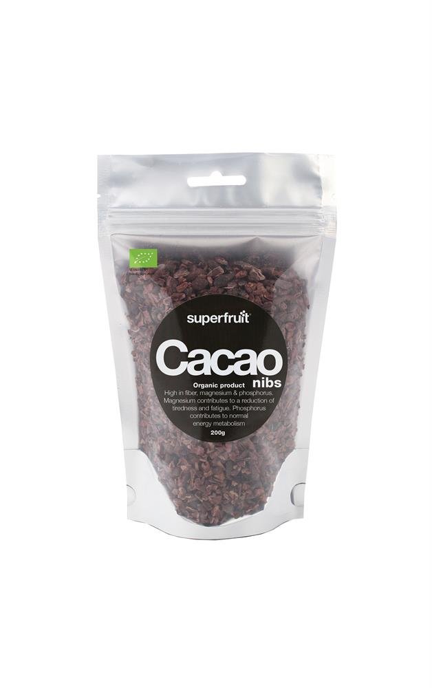 Cacao Nibs EU Organic 200g - Greenlands Health Store