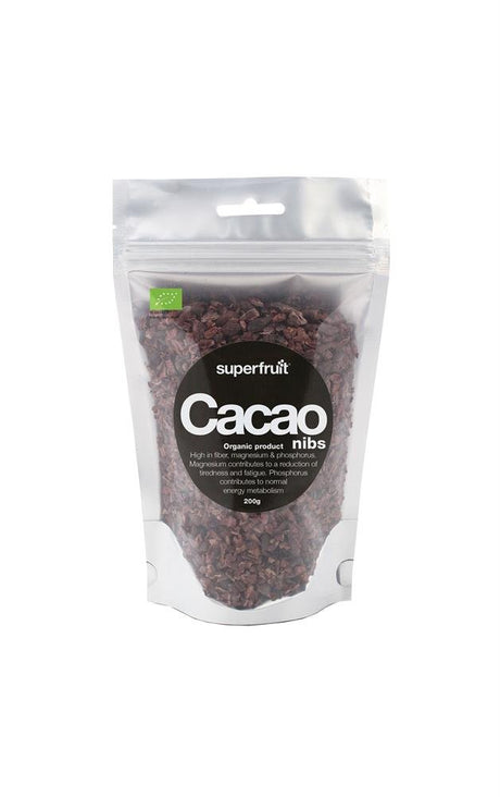 Cacao Nibs EU Organic 200g - Greenlands Health Store
