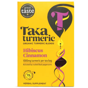 Organic Hibiscus Cinnamon - 15 tea bags - Greenlands Health Store