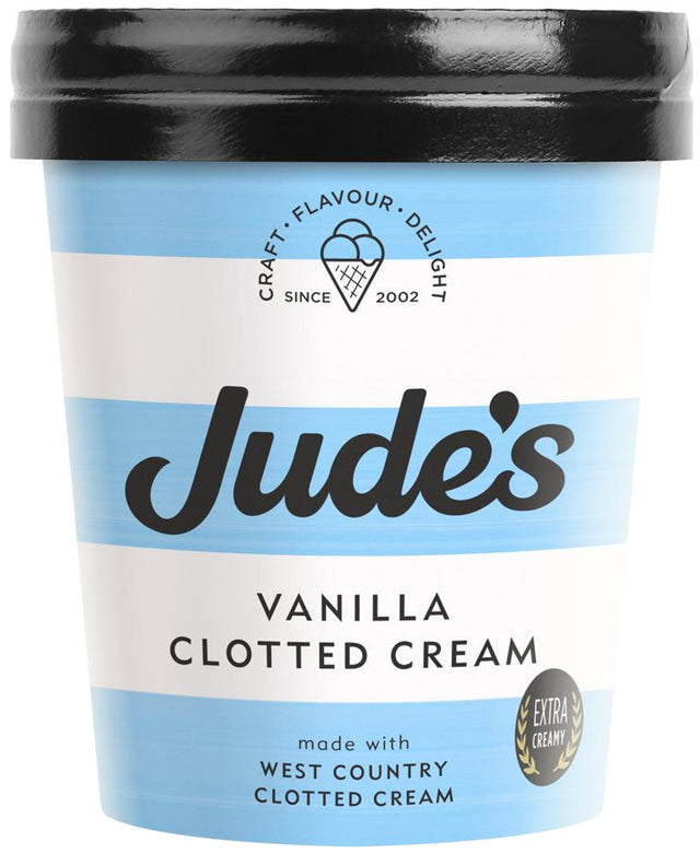 Vanilla Clotted Cream Ice Cream 460ml - Greenlands Health Store