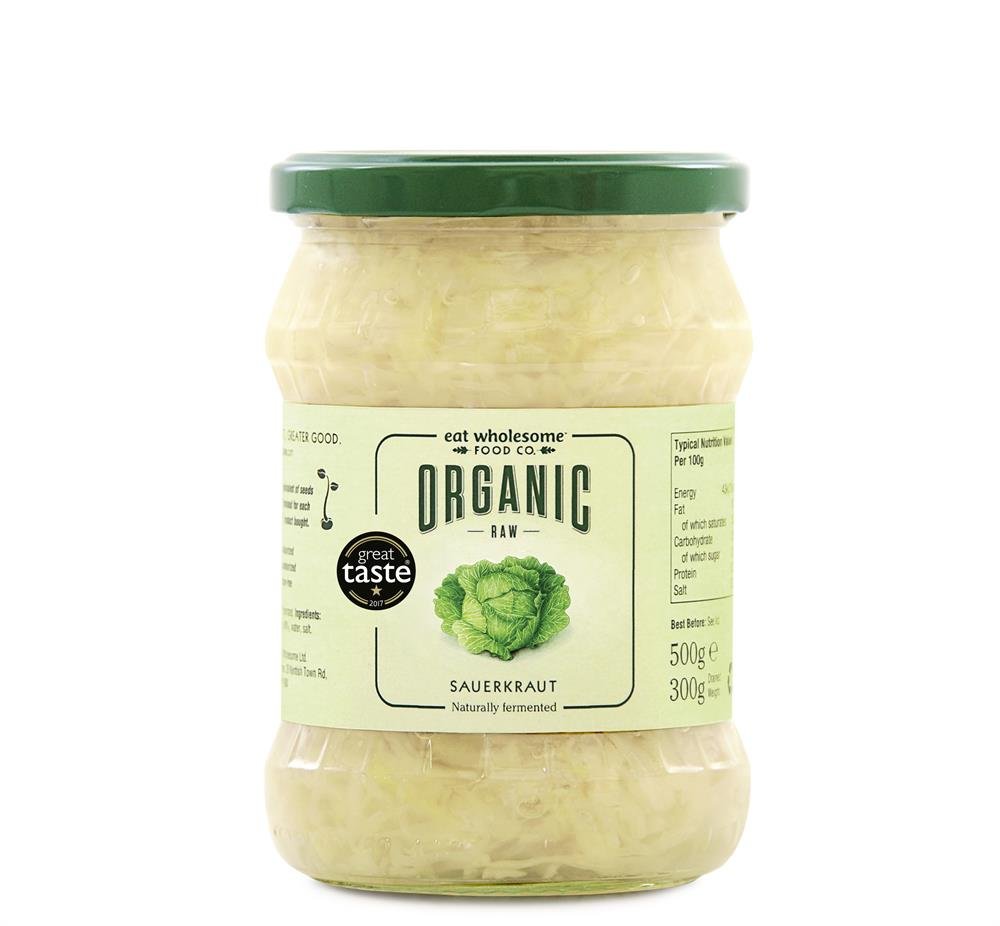 Organic Raw Sauerkraut 500g - Greenlands Health Store