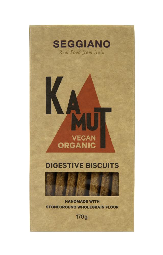 Seggiano Organic KAMUT Khorasan Digestive Biscuits 170g - Greenlands Health Store