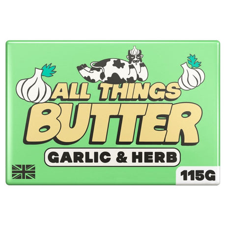 All Things Butter Garlic & Herb Butter 115g - Greenlands Health Store