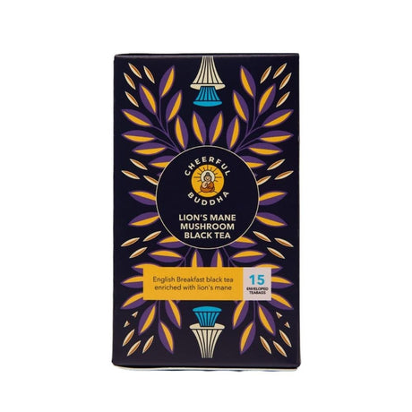 Cheerful Buddha Lion's Mane Black Tea - Greenlands Health Store