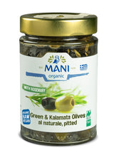 Organic Mixed Olives al Naturale Pitted with Rosemary 175g - Greenlands Health Store