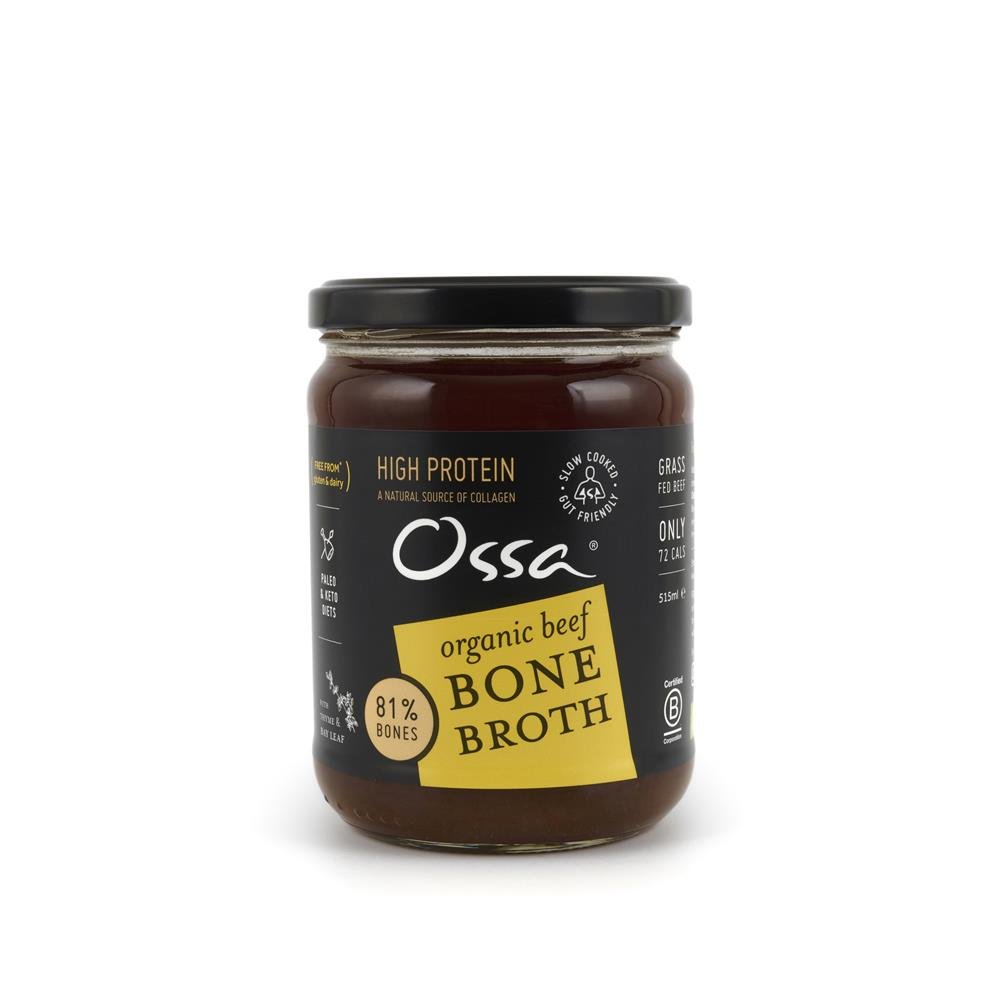 Organic Beef Bone Broth Ambient 515ml - Greenlands Health Store