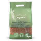 Organic Sesame Seeds Unhulled 250g - Greenlands Health Store