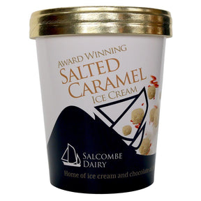 Salcombe Dairy Salted Caramel Ice Cream 120ml - Greenlands Health Store