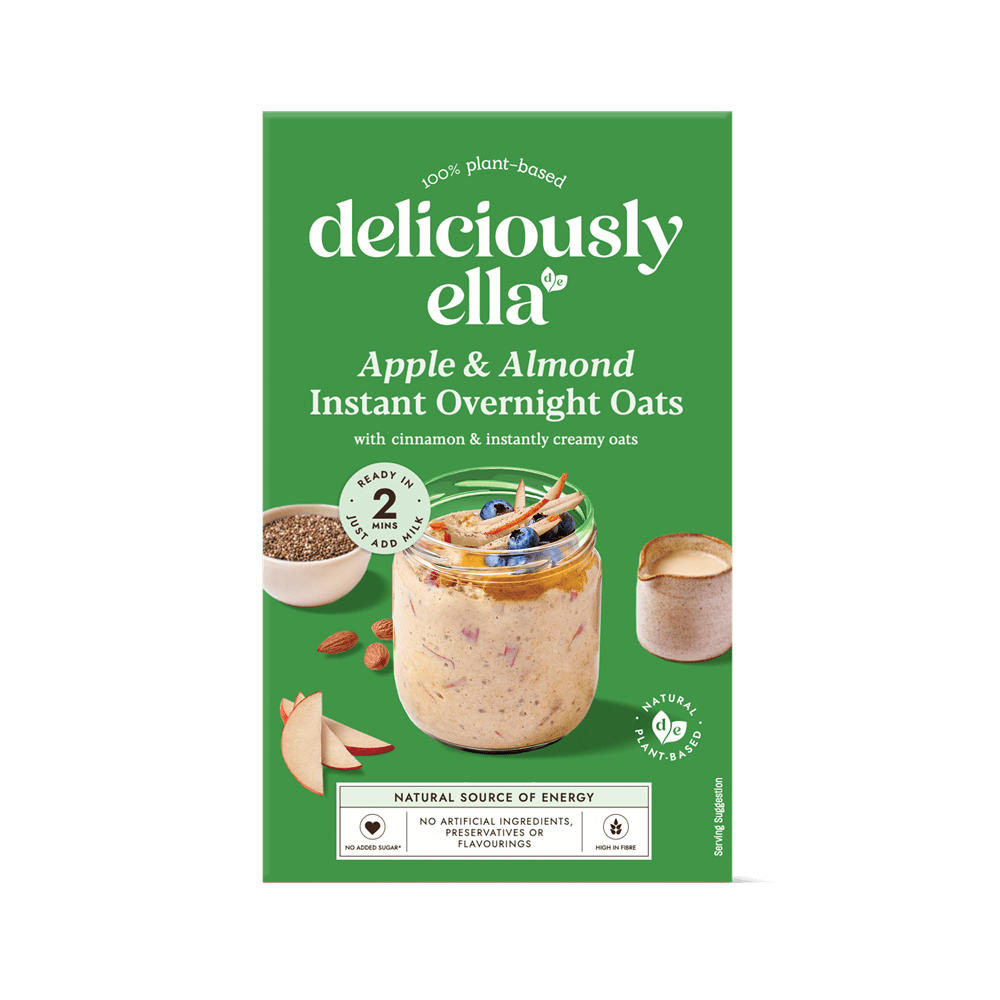 Deliciously Ella Apple Almond Instant Overnight Oats 380g - Greenlands Health Store