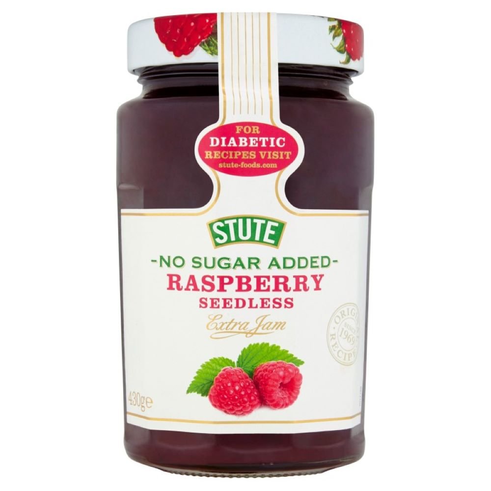 No Sugar Added Raspberry Seedless Jam 430g - Greenlands Health Store