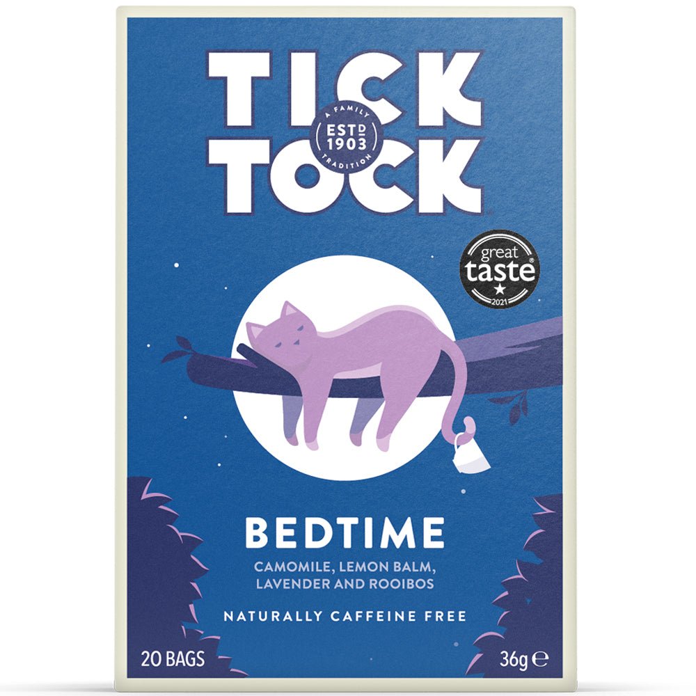 Tick Tock Wellbeing Bedtime Tea 20 bag - Greenlands Health Store