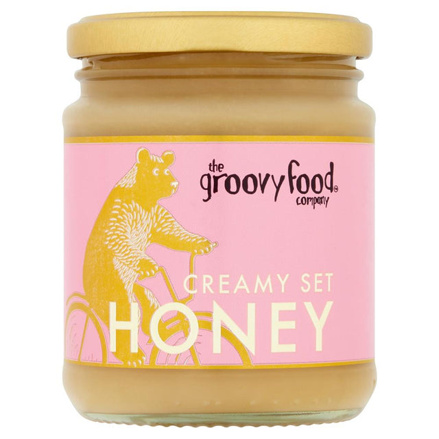 The Groovy Food Company Creamy Set Honey 340g - Greenlands Health Store