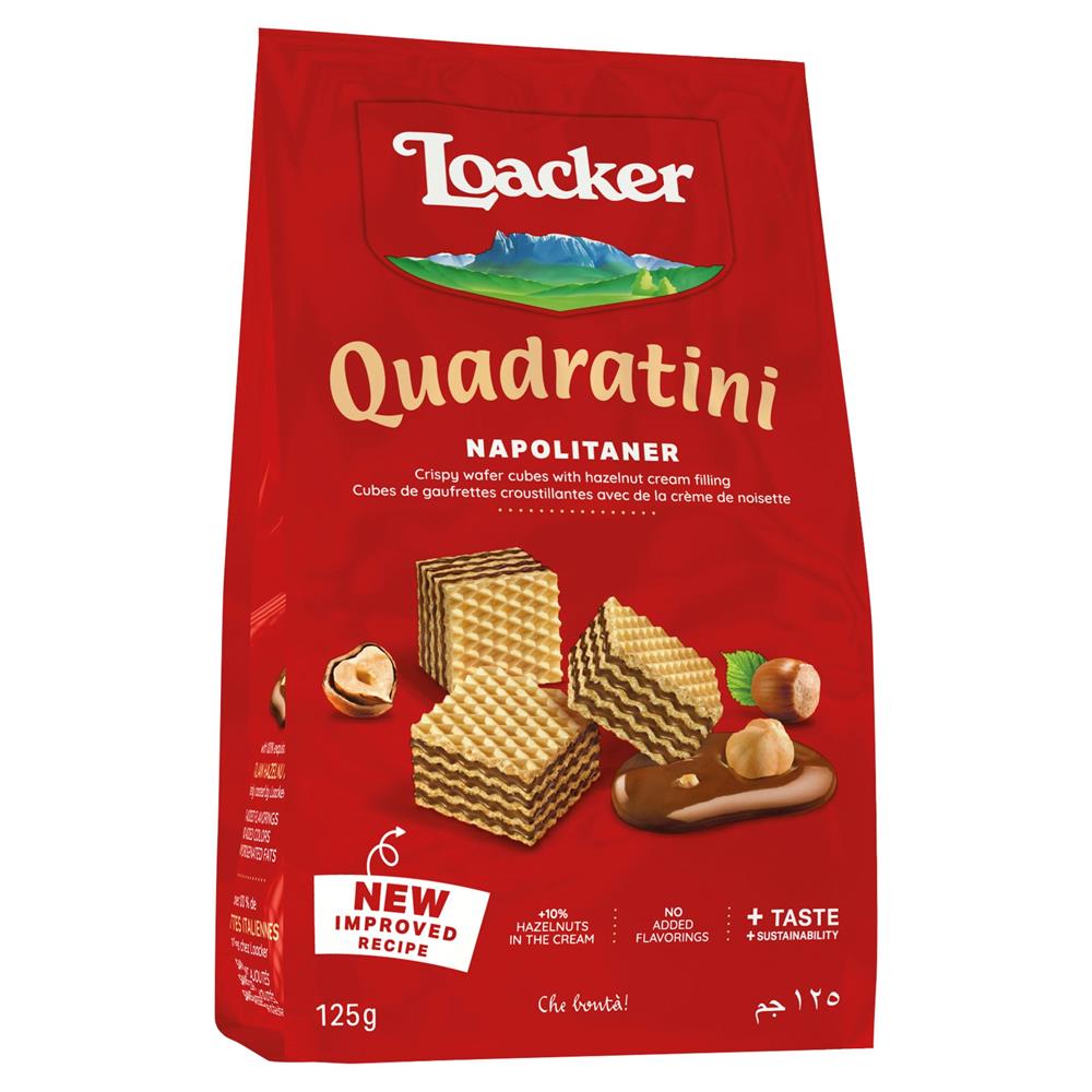 Loacker Napolitaner Quadratini - Greenlands Health Store