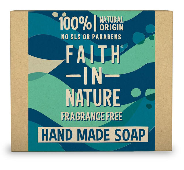 Faith in Nature Fragrance Free Soap 100g - Greenlands Health Store
