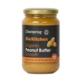 Bio Kitchen Organic Peanut Butter Smooth 350g - Greenlands Health Store