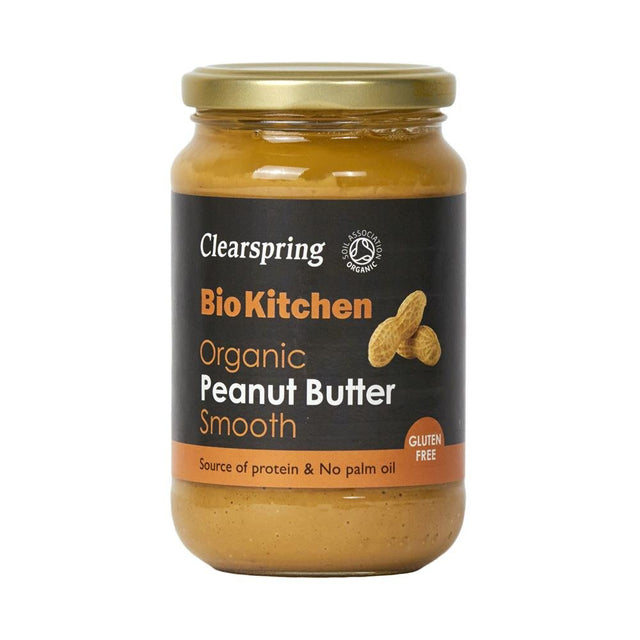 Bio Kitchen Organic Peanut Butter Smooth 350g - Greenlands Health Store