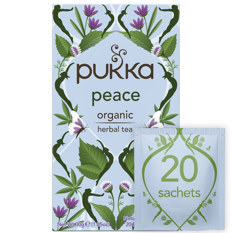 Pukka Peace Organic Herbal Tea 20 teabags - Greenlands Health Store