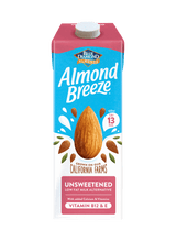 Almond Breeze Almond Milk Unsweetened 1ltr - Greenlands Health Store