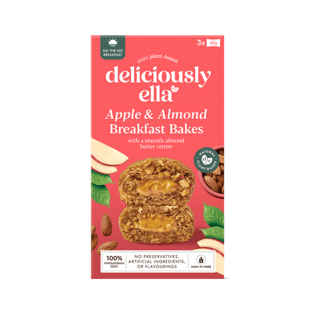 Deliciously Ella Apple & Almond Breakfast Bakes (50g x 3) - Greenlands Health Store