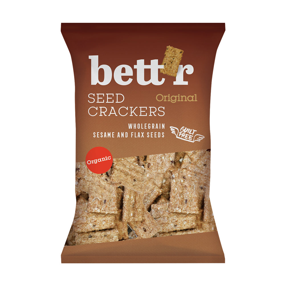 Wholegrain Crackers with Seeds 150g - Greenlands Health Store