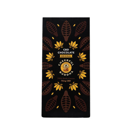 Cheerful Buddha CBD Infused Chocolate (Plain) - 70g - Greenlands Health Store