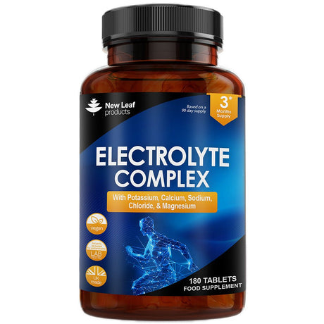 Electrolyte Complex 180 Vegan Tablets + Essential Minerals - Greenlands Health Store