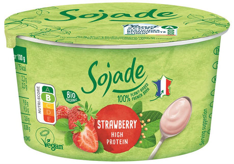 Sojade Organic Strawberry Soya Yoghurt Alternative 150g - Greenlands Health Store