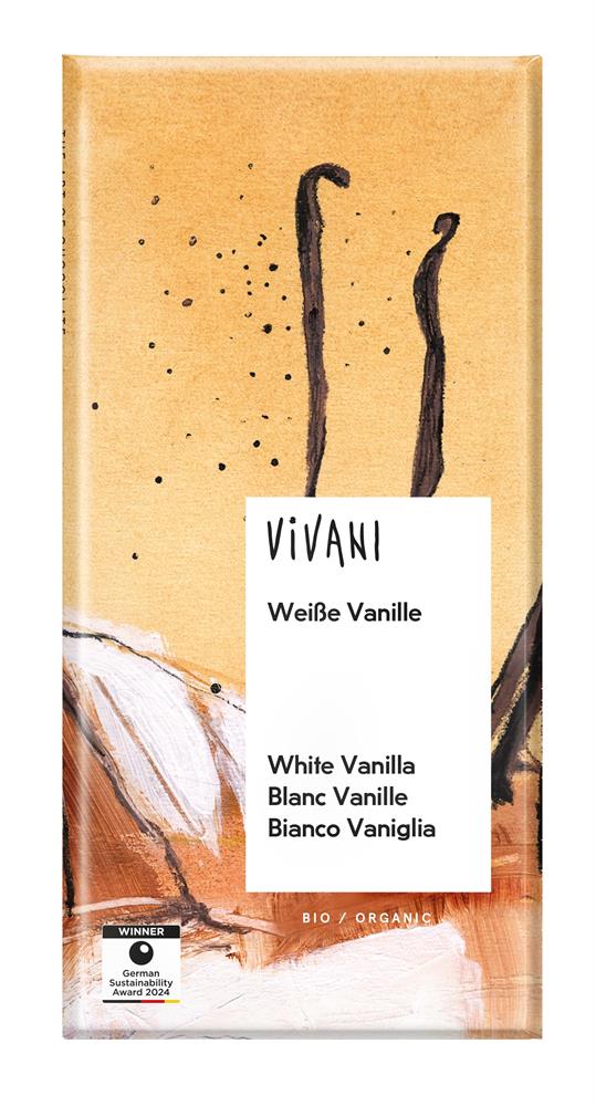 White Chocolate with Bourbon Vanilla Organic 80g - Greenlands Health Store