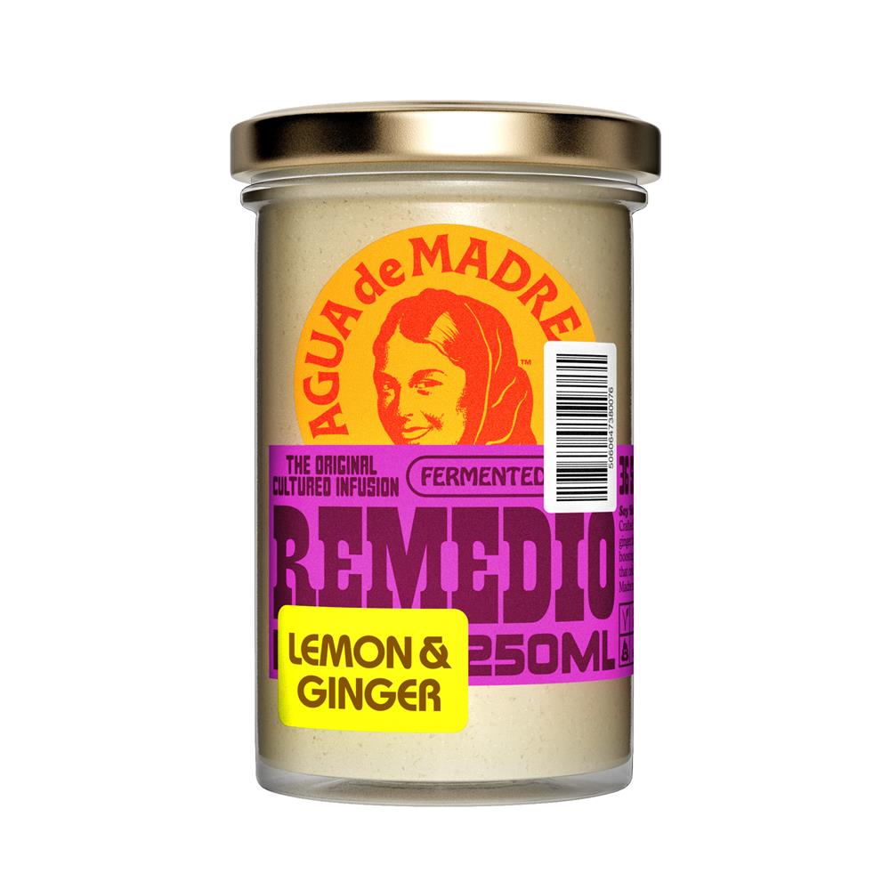 Agua De Madre Remedio - Ginger & Lemon Infusion 250g - Greenlands Health Store