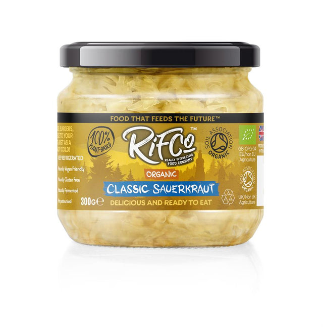 RIFCo Organic Classic Sauerkraut 300g - Greenlands Health Store
