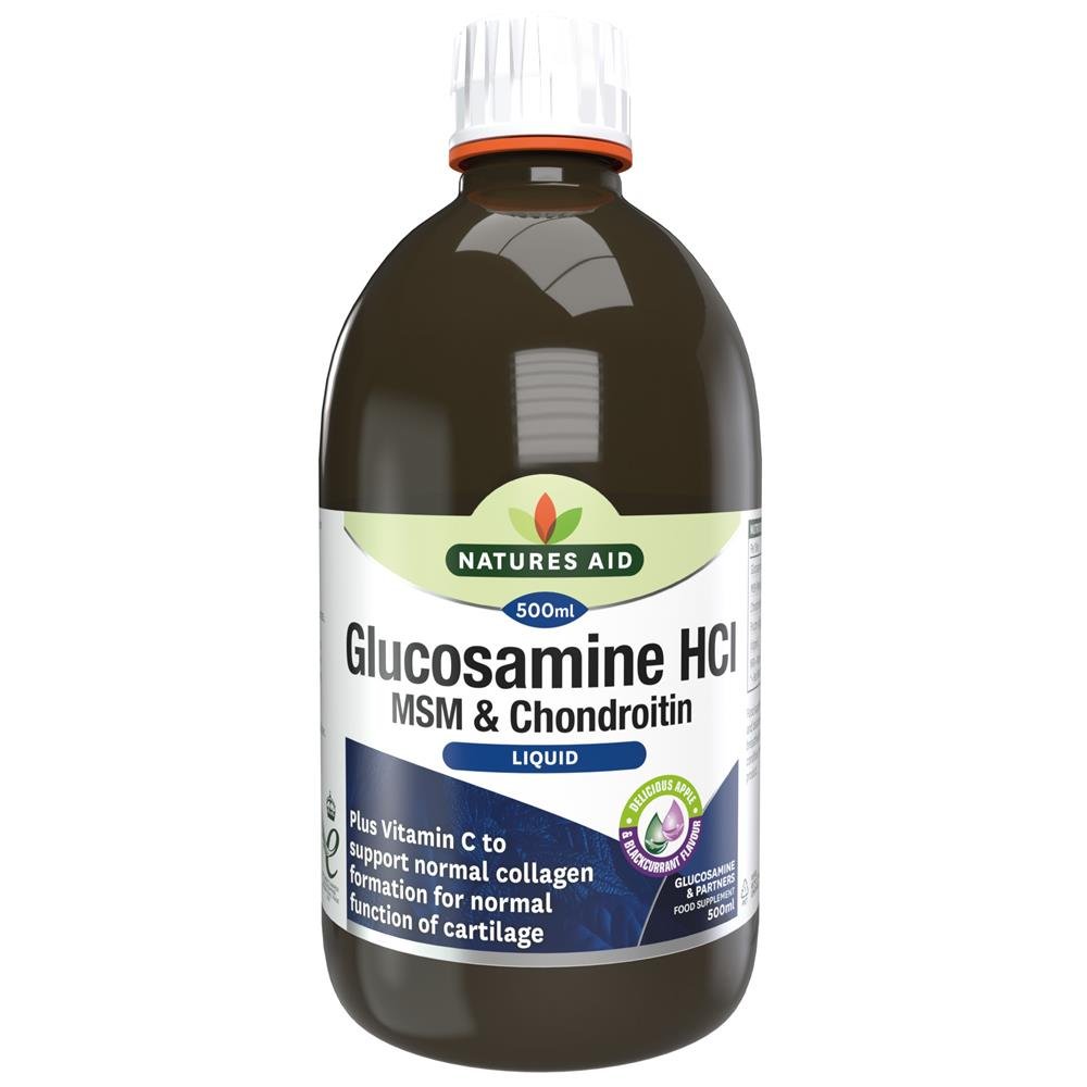 Glucosamine 1200mg MSM & Chondroitin Liquid 500ml - Greenlands Health Store