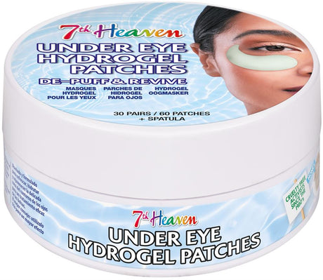 7th Heaven Hydrogel Under Eyes in a Jar with Spatula - Greenlands Health Store