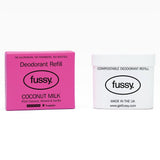 Fussy Natural Deodorant Refill Coconut Milk 40g - Greenlands Health Store