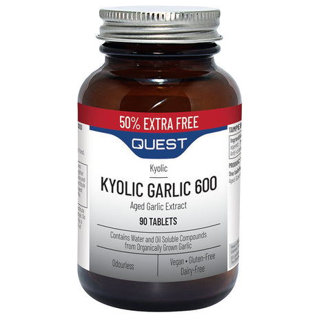 KYOLIC GARLIC 600mg E/F (50% EXTRA FREE) 90 tabs - Greenlands Health Store