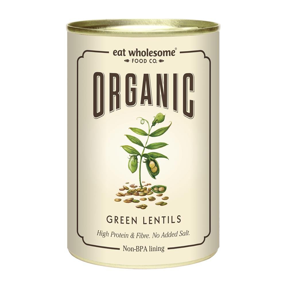 Eat Wholesome Organic Green Lentils 400g - Greenlands Health Store
