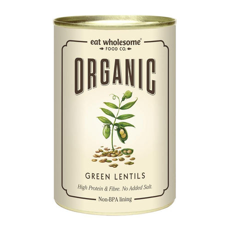 Eat Wholesome Organic Green Lentils 400g - Greenlands Health Store