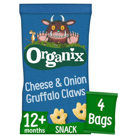 Cheese & Onion Gruffalo Claws Multipack 4 x 15g - Greenlands Health Store