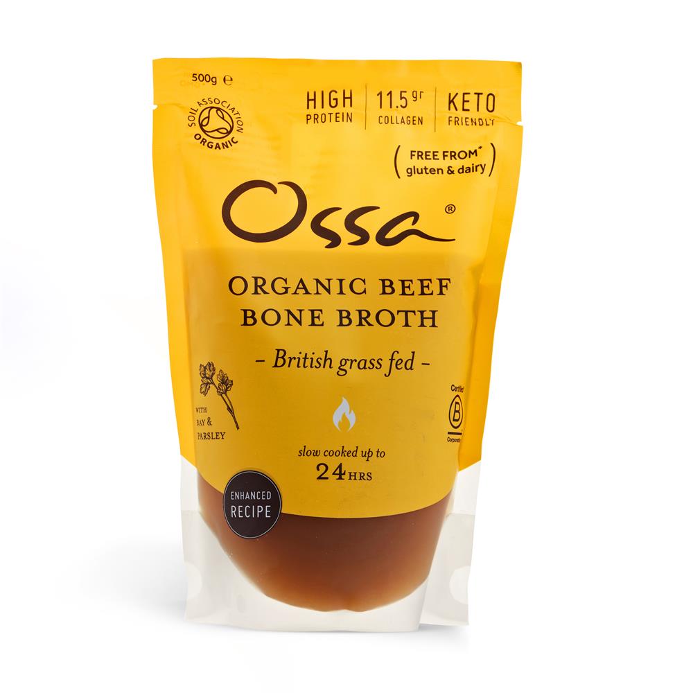 Organic Grass Fed Beef Bone Broth 500ml - Greenlands Health Store