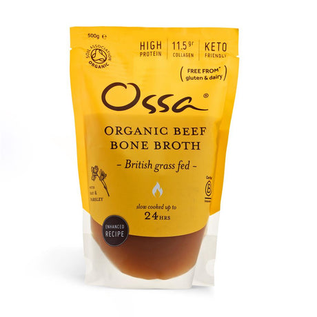 Organic Grass Fed Beef Bone Broth 500ml - Greenlands Health Store