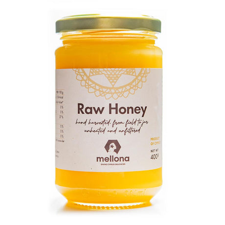 Mellona Cypriot Raw Honey 400g - Greenlands Health Store