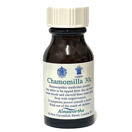 Chamomilla 30C Single Counter Remedy 120 tabs - Greenlands Health Store